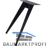 SIMAUSROM Tischkufe Stand Stahl schwarz