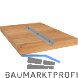 W-Gratleiste L�nge 1000mm, Breite 60mm, Nuttiefe 14mm, Stahl verzinkt