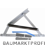 POHL Springaufbeschlag leicht EW-410 �ffnungswinkel 35� Zugfeder Stahl silber