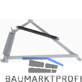 POHL Springaufbeschlag schwer EW-411 �ffnungswinkel 35� Zugfeder Stahl silber