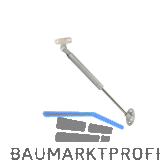 Hochstellst�tze Ella f�r Alurahmenprofil schmal Tragkraft 8kg silberfarbig
