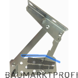 POHL Truhenbankbeschlag EW-421 ohne Gasdruckfedern,Stahl blau verzinkt