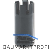 Abst�tzfu�-Verl�ngerung, erh�ht um 50mm, Kunststoff schwarz
