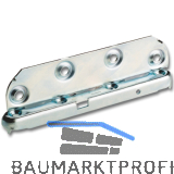 Verbindungsbeschlag mit 3 Haken, Einbauh�he 130, Stahl verzinkt