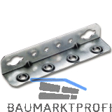 Winkel-Bettschiene SYSTEM 32, L 130, Stahl verzinkt
