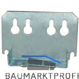 Mittelstegbettschiene, 75 x 110 mm, Stahl gelb verzinkt