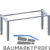 Sitz-Steh-Tischgestell 4-Leg Strong Fu�teil elektrisch h�henverstellbar grau