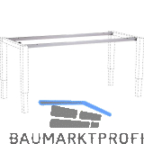 Sitz-Steh-Tischgestell 4-Leg Strong Traverse 1800 mm grau