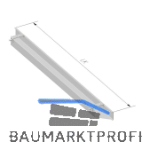 Kabelkanal V60 800 mm Stahl grau matt