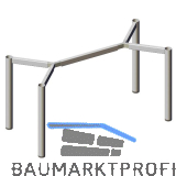 Tischgestell-System V60 Set 1000 x 800 mm Stahl grau