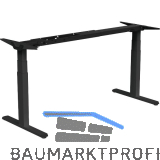 Tischgestell EVO Basic, elektrisch verstellbar, Breite 1200 - 1800 mm, schwarz