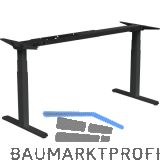 Tischgestell EVO Memory, elektrisch verstellbar, Breite 1200 - 1800 mm, schwarz