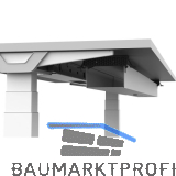 Kabelkanal abklappbar 871 - 1471 mm alufarbig