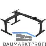 Tischgestell EVO Memory, 90� Winkelanwendung, elektrisch verstellbar, schwarz