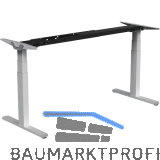 Tischgestell EVO Memory, elektrisch verstellbar, Breite 2000 mm, alufarbig