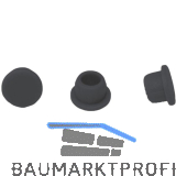 LAMELLO Clamex Abdeckkappen, Kunststoff RAL 9011 graphitschwarz, VPE 500