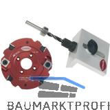 LAMELLO Clamex Bohrlehre mit Fr�ser, Aluminium/Stahl
