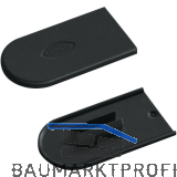 LAMELLO Cabineo Abdeckkappe, Kunststoff RAL 9005 tiefschwarz, VPE 100