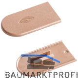 LAMELLO Cabineo Abdeckkappe, Kunststoff RAL 1011 braunbeige, VPE 2000