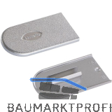 LAMELLO Cabineo Abdeckkappe, Kunststoff Metalloptik Silber, VPE 2000