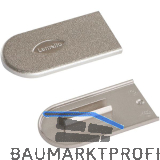 LAMELLO Cabineo Abdeckkappe, Kunststoff Metalloptik Nickel, VPE 2000