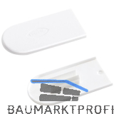 LAMELLO Cabineo Abdeckkappe, Kunststoff RAL 9010 reinweiss, VPE 2000