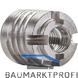 LAMELLO Invis Mx2 Eindrehmutter �12x14, Zinkdruckguss