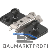 BLUM CLIP ONYX Exzenter Kreuz MPL, Zwillingsanschlag, Stahl, EXPANDO, D: 0mm