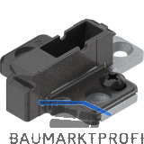 BLUM CLIP ONYX Kreuzmontageplatte, Zink, Schrauben, Distanz 9 mm