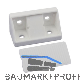 Schrankverbinder Universal, 21 x 21 x 44 mm, Kunststoff wei�