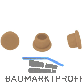 LAMELLO Clamex Abdeckkappen, Kunststoff RAL 1011 braunbeige, Buche, VPE 5000
