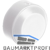 Abdeckkappe f�r Schrauben mit angespitztem Deckel, Au�en �13.5, Kunststoff wei�