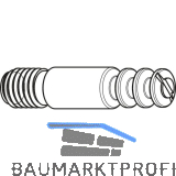 Einfachbolzen, M8x11, L�nge 39 mm, Zamak vernickelt
