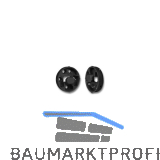 Einh�ngeverbinder KORFU fix, Kunststoff schwarz