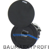 EVOline One 2fach USB Charger A+C mit Drehdeckel schwarz