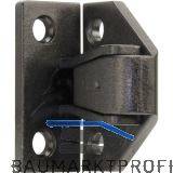 SISO Aufschiebeschlag Rapid Set Rahmenteil mit Haken, Plattenteil f�r Euroschr.