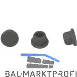 LAMELLO Clamex Abdeckkappen, Kunststoff RAL 7022 umbragrau, VPE 100