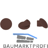 LAMELLO Clamex Abdeckkappen 45�, Kunststoff RAL 8017 schokoladenbraun, VPE 100