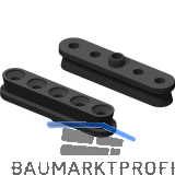 KEILVERBINDER Langh�lse mit Zentrierstift, Kunststoff schwarz