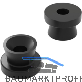 KEILVERBINDER-H�lse, Hartkunststoff schwarz