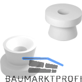 KEILVERBINDER-H�lse, Hartkunststoff wei�