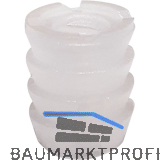 Einschlagmuffe rund, M6 L�nge 11 mm, Bohr �10 mm, Kunststoff natur