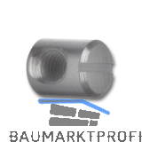 Quergewindebolzen, �10, L�nge 12.5 f�r Verbindungsschraube M6, Stahl blank