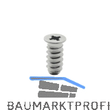 Systemschraube Senkkopf 6,3x13 mm, PZ, Stahl verzinkt 1000 Stk