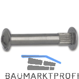 Verbindungsschraube - M4, Kreuzschlitz, �5, Holzst�rke 30-40, Zink vernickelt