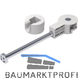 ITALIANA FERRAMENTA Arbeitsplattenverbinder QuickTech Set150mm Stahl/KS wei�grau