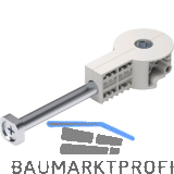 Arbeitsplattenverbinder Quick Tech 100 mm, Stahl/Kunststoff wei�grau