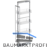 VS TAL Larder 4 Hochschrankauszug Set Classic KB 300 mm Silber