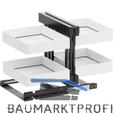 VS COR Flex Eckauszug Set Planero KB 1000 mm Wei�/Lava