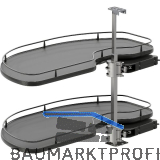 VS Cornerstone Maxx Eckauszug Premea EH 650/KB 1000/FB 600 mm links Lava